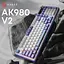 Клавиатура беспроводная Ajazz AK980 V2 Gift Switch V2 White (AK980-V2-G-PWB) - миниатюра 6
