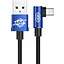 Кабель Baseus MVP Elbow USB Type-C USB 2 A 1 м Blue CATMVP-A03 - мініатюра 1