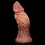 Фаллоимитатор Dual-Layered Silicone Nature Cock 7.0'' 18 см коричневый - миниатюра 2