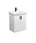Тумба Мойдодир Idea 55-U з умивальником River 55 Білий універсальна Білий - мініатюра 2