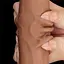 Фаллоимитатор LoveToy Sliding-Skin Dual Layer Dong 29 см коричневый - миниатюра 15