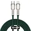 Кабель Baseus Cafule Metal Type-C to Lightning PD 20W (2m) green (CATLJK-B06) - мініатюра 1