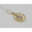 Золотая подвеска Столичная Ювелирная Фабрика с фианитами. 423064Ж - миниатюра 2