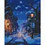 Картина по номерам "Зимняя ночь" 11051-AC 40х50 см - миниатюра 1