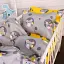 Комплект постельного белья MirSon Бязь 20-0029 Funny mice 160x220 см серо-желтый (2200010267198) - миниатюра 5