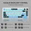 Клавіатура MageGee MK-Star 75 Brown Switch Black/White/Blue (6971969727953-UA) [159845] - мініатюра 5