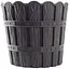 Горщик для квітів Violet House 1046 Bamboo Antracite з дренажем 3 л (1046 BAMBOO ANTRACITE д/квітів і) - мініатюра 1