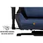 Геймерское кресло GT Racer X-8005 Dark Blue/Black [147951] - миниатюра 10