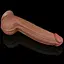 Фаллоимитатор LoveToy Sliding-Skin Dual Layer Dong King Sized 31 см коричневый - миниатюра 3