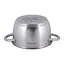 Каструля 2 л з нержавіючої сталі з кришкою та порожнистими ручками для індукції та газу KM-4901 Сірий 87479 - мініатюра 8