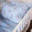 Комплект постельного белья MirSon Бязь 20-0037 Cute blue zebra 160x220 см голубой (2200010270792) - миниатюра 2