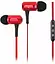 Дротові навушники Awei ES-120i, 3.5mm, 1.2m, red - мініатюра 3