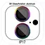 Захисне скло Metal Classic на камеру (у упак.) для Apple iPhone 17 (6.3) Бузковий / Rainbow - мініатюра 1