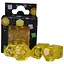 Набір кубиків Transparent 7 Dice Set - Yellow , 7 шт. (g7dtran04) - мініатюра 1