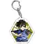 Брелок акриловый Синяя тюрьма: Блю Лок Мэгуру Бачира Blue Lock Meguru Bachira 5 см - миниатюра 1