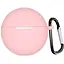 Чохол-накладка DK для Oppo Enco Buds 2 W14 Silicone Candy Friendly з карабіном (016044) (pink) - мініатюра 1