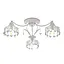 Люстра потолочная Brille хрустальная в зал E14 40W WH (LK-632C/3) - миниатюра 3