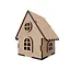 Заготовка для декорування "Будиночок 12" Fabrika Decoru FDPO-403 з LED свічкою в комплекті - мініатюра 4