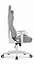 Компьютерное кресло Hell’s HC-2000 Grey-White тканевое - миниатюра 3
