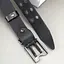 Ремень мужской кожаный черный JK-4068 (125 см) мультитул - миниатюра 5