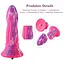 Фалоімітатор для секс-машин Hismith 10.3″ Silicone Monster Dildo Series, система кріплення KlicLok - мініатюра 2