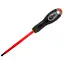 Отвертка диэлектрическая плоская шлицевая Intertool SL6.5 х 150 мм VT-3207 - миниатюра 1