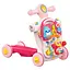 Дитячі ходунки-каталка "Перші кроки 4 в 1" HUANGER HE0827(Pink) музичні - мініатюра 2
