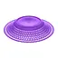 Фруктовниця пластикова кругла тарілка підставка для фруктів Ø 28 см Фіолетовий 87877 - мініатюра 3