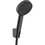 Душовий набір Hansgrohe Pulsify 105 1jet Porter 1.25 м Matt Black 24301670, Чорний матовий - мініатюра 1