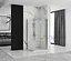 Душова кабіна Rea Molier 90x100 chrome REA-K8535 + REA-K6371, Універсальна, прозорий, хром - мініатюра 3