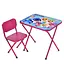 Дитячий столик складаний зі стільчиком M 5960-8 малиновий - мініатюра 1