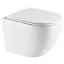 Унитаз подвесной Mixxus Premium Ellipse-0304-R 540x360x360 мм, система смыва Rimless MP6466, Белый - миниатюра 1