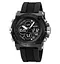 Часы мужские наручные спортивные Skmei 2065 (Черный с черным) - миниатюра 1