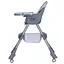 Стульчик для кормления Bambi M 5722 с корзиной для игрушек и чехлом из мягкой экокожи, мята - миниатюра 2