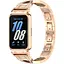 Ремешок-бампер DK для Samsung Galaxy Fit3 (R390) Metal Band Fitlink Diamond (rose gold) - миниатюра 2
