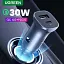 Зарядний пристрій для авто Ugreen CD130 30W PD QC4.0 PPS Grey (40858) - мініатюра 2