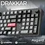 Клавиатура игровая механическая GamePro MK-305-BK Asgard Drakkar Keychron Super Red Switch Bluetooth 5.2/2.4 ГГц/USB Black - миниатюра 3