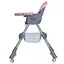Стульчик для кормления Bambi M 5722 Lilac с корзиной для игрушек и чехлом из мягкой экокожи, розовый - миниатюра 3