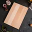 Прочная разделочная кухонная доска из бука 20×30 см, Wood&Steel 83468 - миниатюра 3