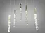 Сучасна світлодіодна люстра потужністю 12W, колір-хром - мініатюра 3
