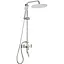 Душевая система Mixxus FAN-009-J MI6110, Нержавеющая сталь - миниатюра 1