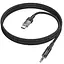 Аудіоадаптер Hoco UPA27 USB Type-C 3.5 мм перехідник для навушників чорний - мініатюра 3