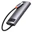USB-хаб Baseus Metal Gleam Series 6-in-1 Type-C gray - миниатюра 2
