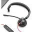 Гарнитура Poly компьютерная моно On-ear Blackwire 3310-M USB-A USB-C однонаправленная Microsoft Teams черная - миниатюра 2