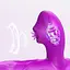 Вібратор-кролик B - Series Fox Tongue, 23 см (фіолетовий) - мініатюра 11