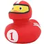 Уточка FunnyDucks Гонщик красный (1869) - миниатюра 1