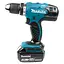 Шуруповерт-дрель аккумуляторный Makita DDF453RFE 18B 2х3 А/ч 42 Нм 0-400·0-1300 об/мин кейс 1.8 кг - мініатюра 2