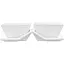 Набор для закусок Ardesto фарфор 3 предмета белый (AR3750) - миниатюра 3