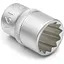 Головка торцева Wurth коротка 1/2IN 12-гранний профіль SW32 Red Stripe (5763012432) - мініатюра 2