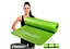 Коврик для фитнеса и йоги EasyFit NBR 10 мм Зеленый (EF-1919-GN) - миниатюра 1